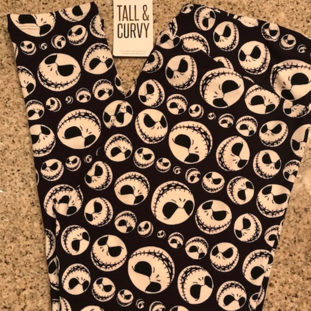 LuLaRoe Jack Nightmare Before Christmas Leggings